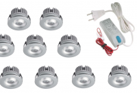 LED inbouwspot | 10 LED spots | 80Lm | Doe Het Zelf LED Kit | Warm Wit | 2320