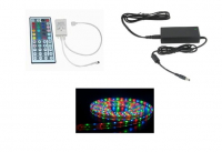 LEDstripset RGB | Controller + LEDstrip 5M 300 LEDs Multikleur + Afstandbed