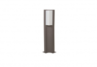 Buitenlamp | Aluminium Quarter SUEZ lamp | Grijs | 60cm | Warm Wit