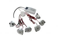 LED inbouwspot | 6 LED spots | 190Lm | Doe Het Zelf LED Kit | Warm Wit | Witte
