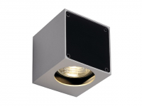 LED Wandlamp | ALTRA DICE WL-1, wand armatuur, vierkant, zilvergrijs/zwart, GU10